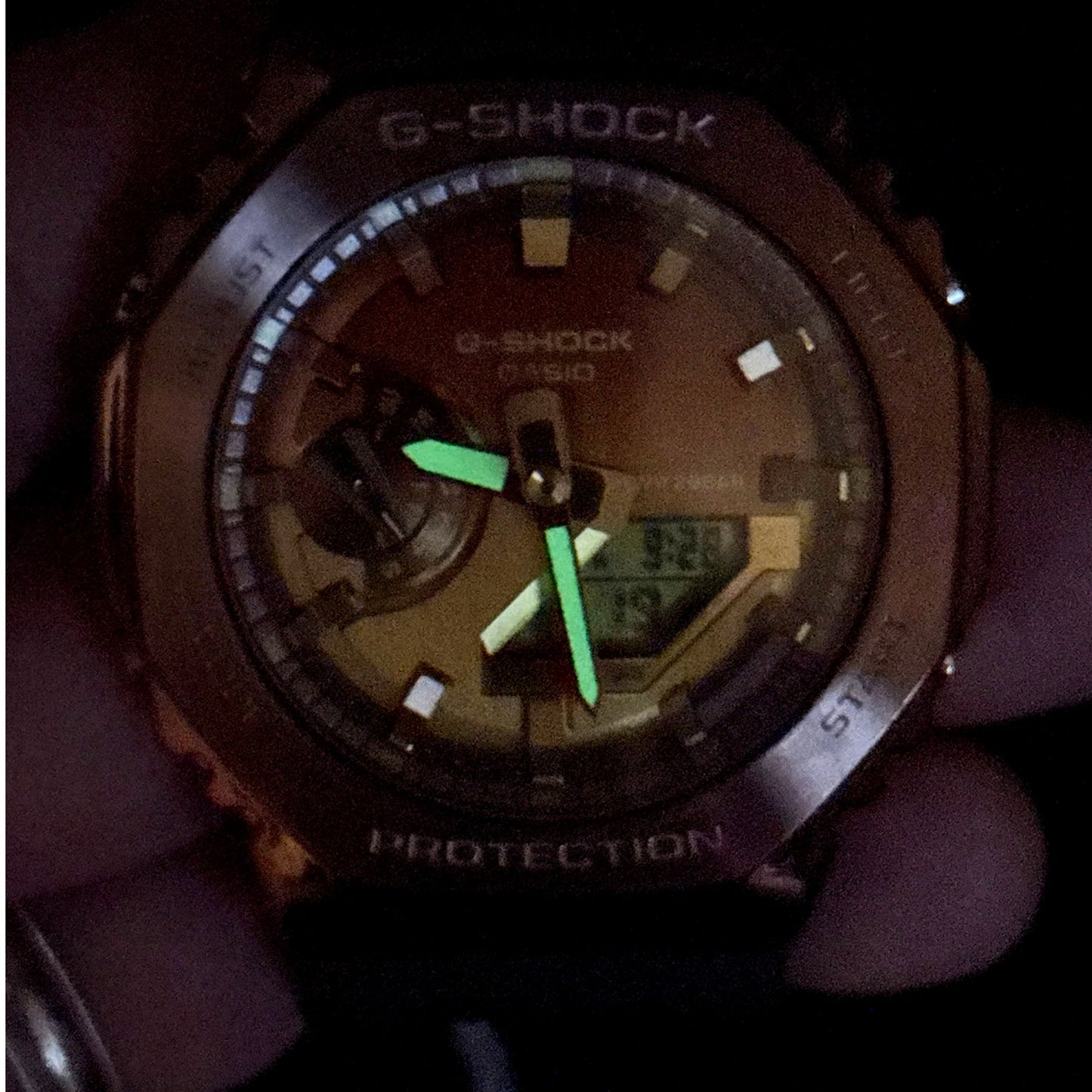 Casio G-Shock GM2100CL-5A CasiOak Metal Bronze Tone Ana-Digi Men's Watch NIBWT