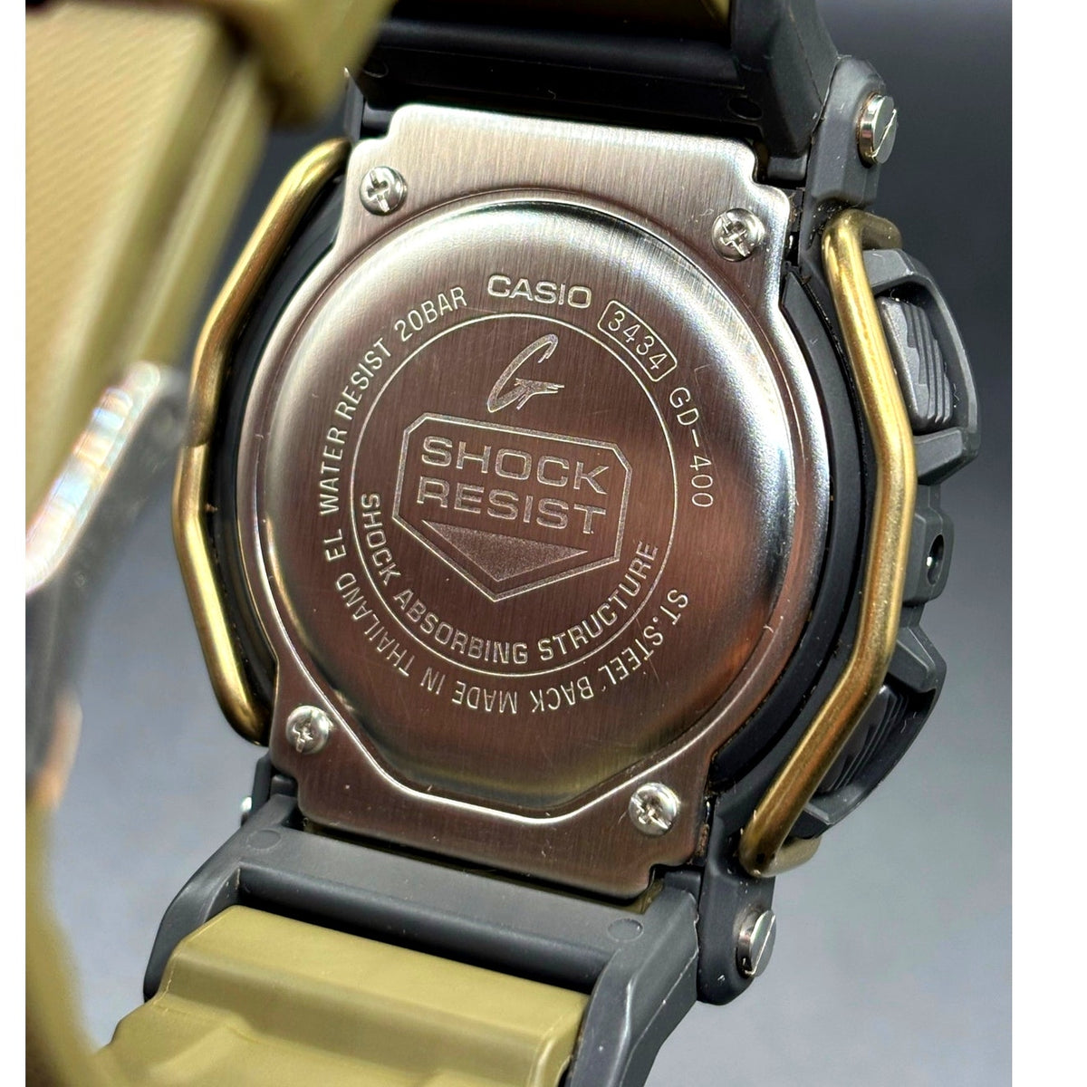 Casio G-Shock GD-400-9 Olive Green Digital World Time Men's Watch
