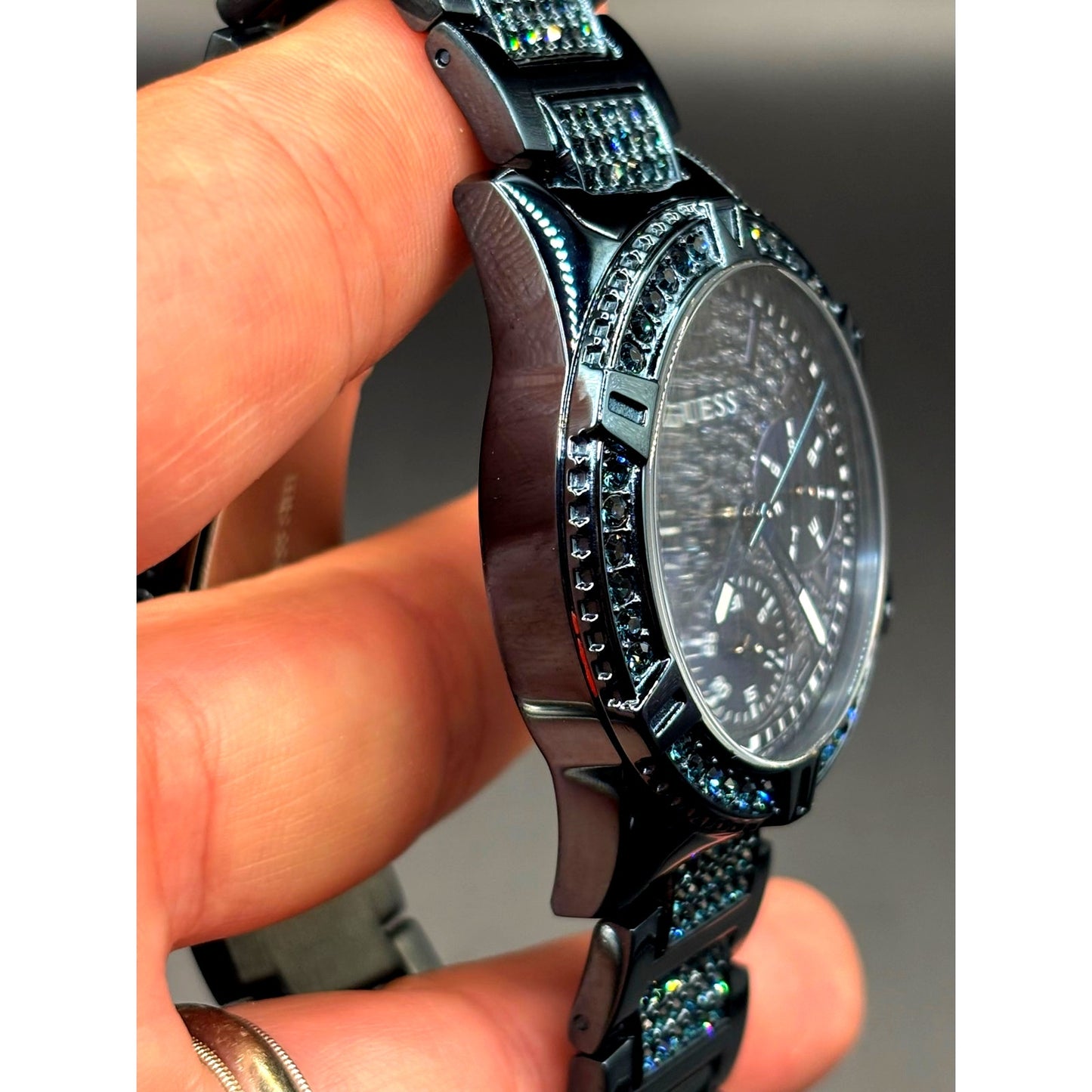 GUESS Lady Frontier GW0044L2 Blue Crystal Multifunction Women's Watch