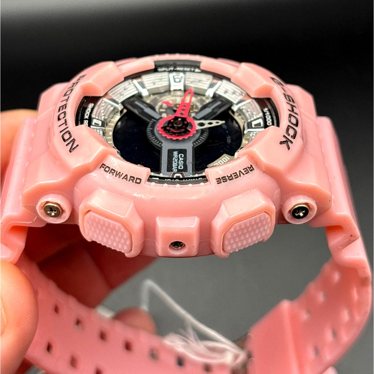 Casio G-Shock GMAS-110MP-4A2 Women’s Pink Analog Digital Watch NIBWT