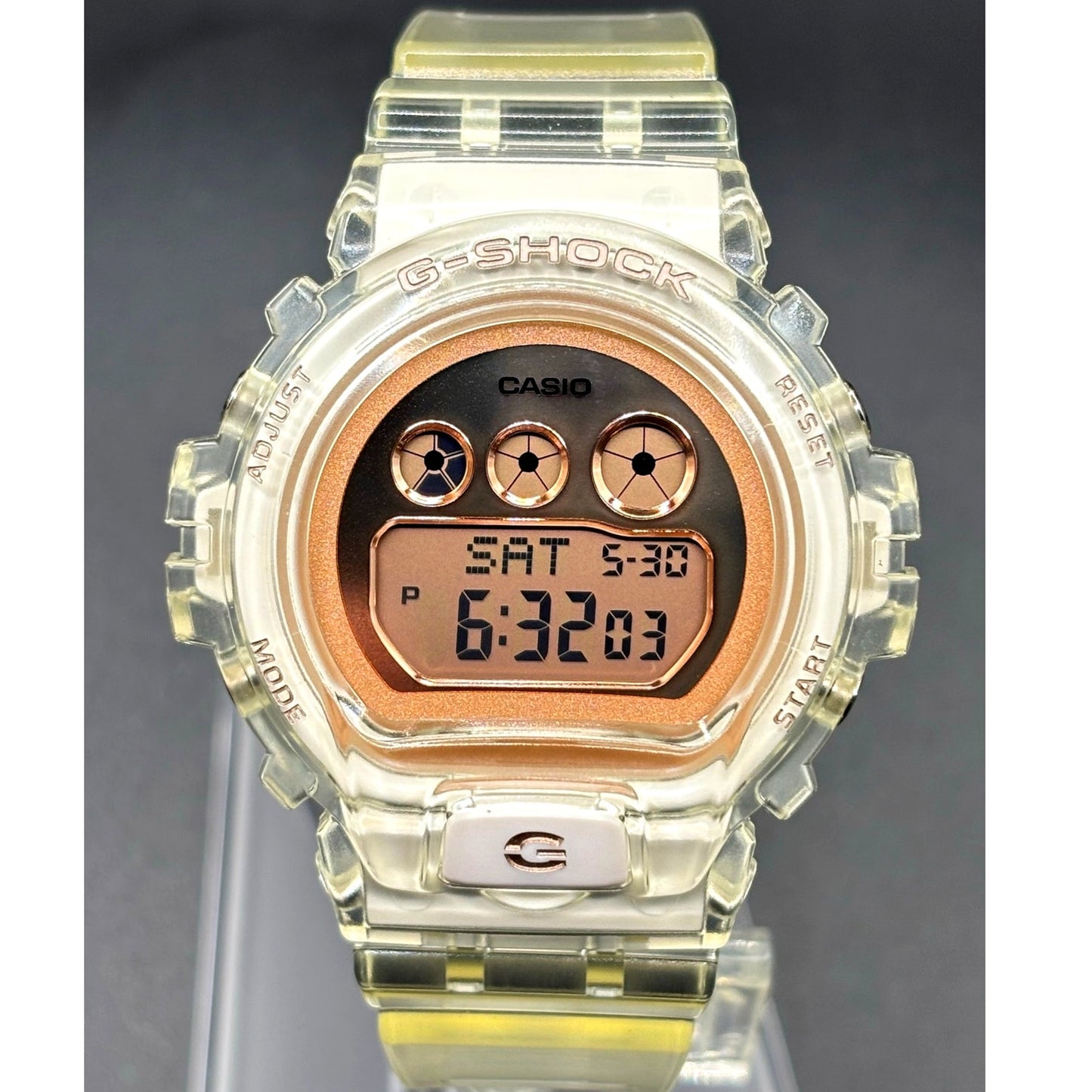 Casio G-Shock GMD-S6900SR-7 S Series Translucent Rose Gold Women’s Watch NIB