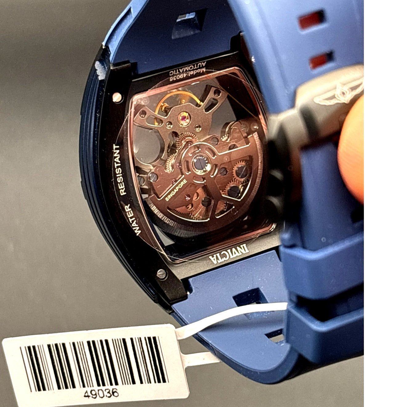 Invicta S1 Rally Torque 49036 Automatic Skeleton Dial Mens Watch 44mm Blue NIB