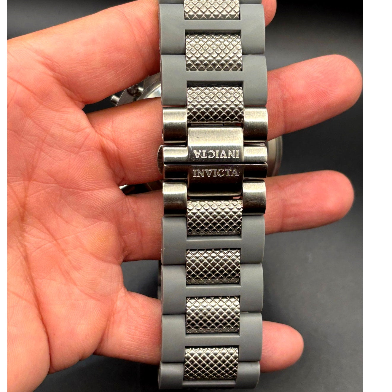 Invicta Corduba 6675 Chronograph 52mm Steel Polyurethane Grey Dial Men's Watch