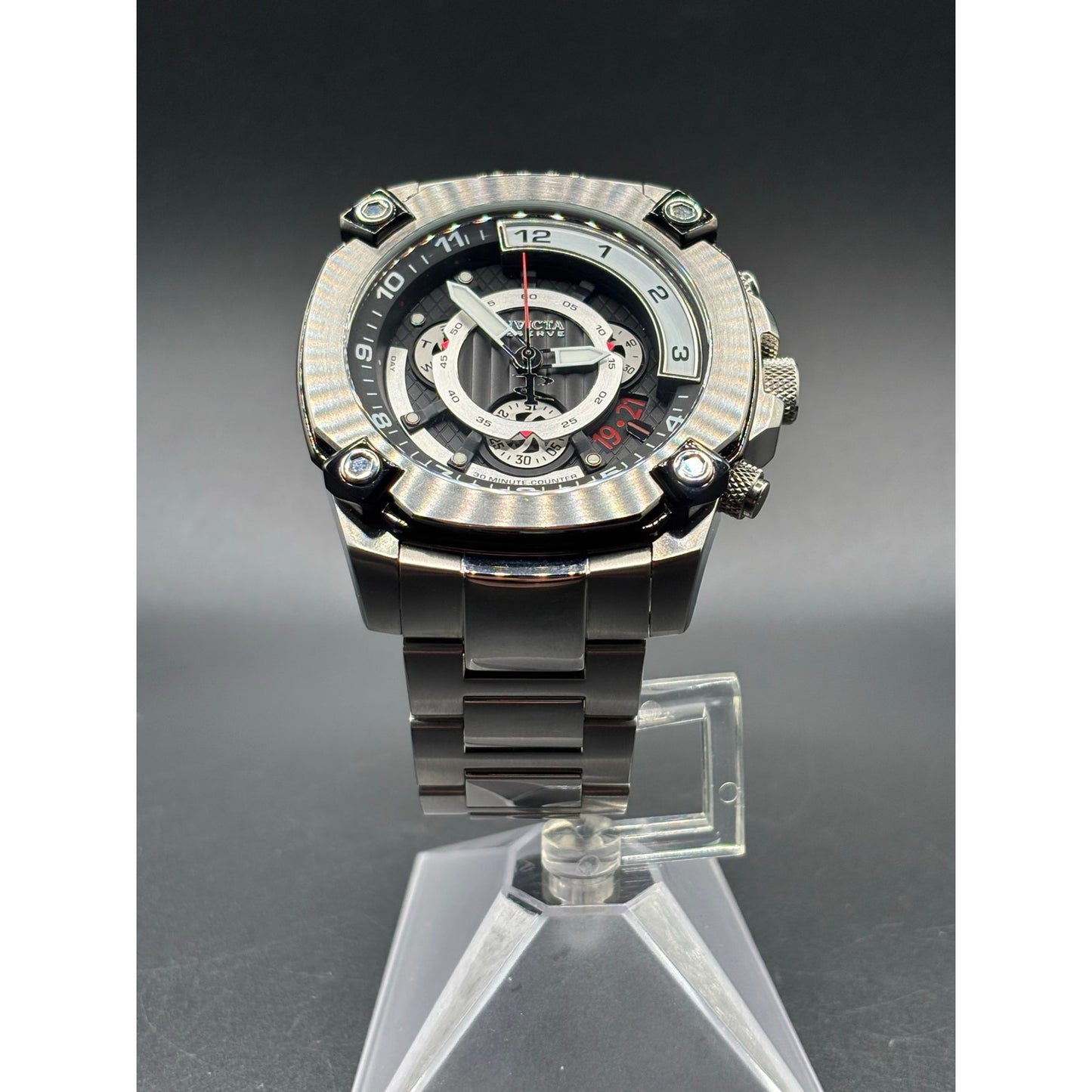 Invicta Reserve Octane 27049 Swiss Movement Chronograph 50mm Steel Watch