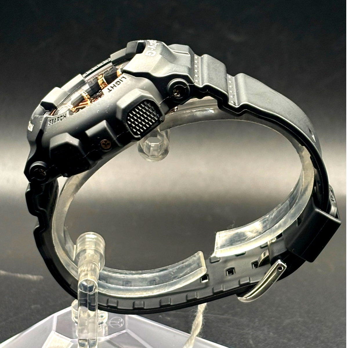 Casio Baby-G BA-110RG-1A Black Rose Gold Analog Digital Watch NIBWT 100M