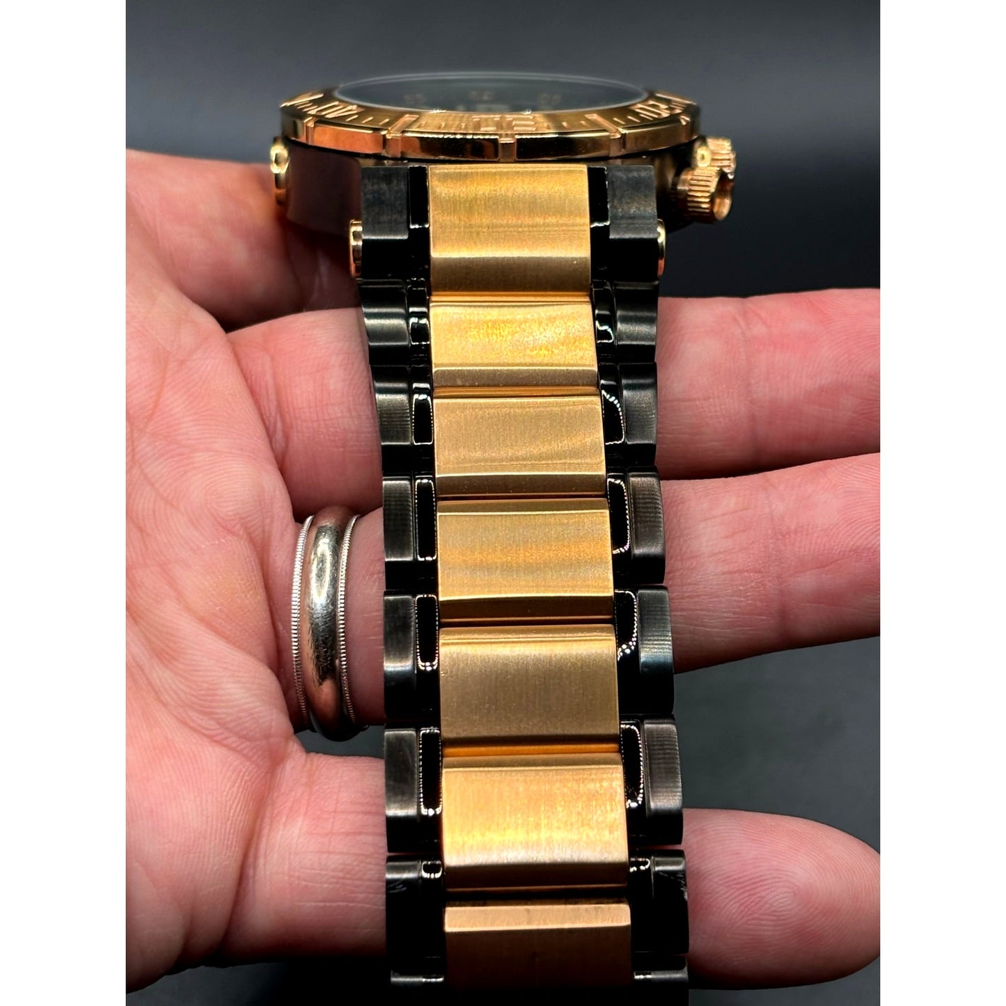 Invicta Reserve 6763 Swiss Made Chronograph 18K Rose Gold Plated Men's Watch
