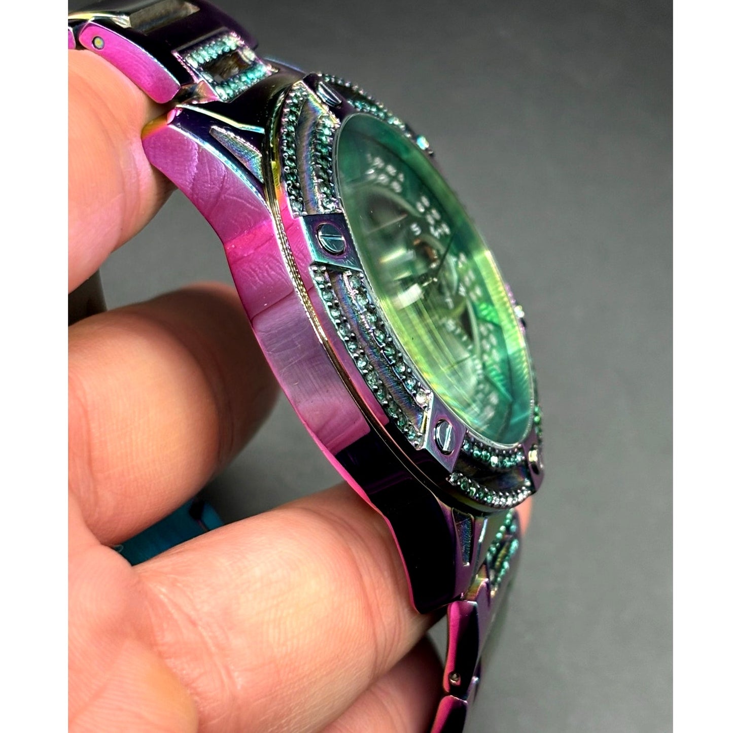 GUESS GW0497G3 Men's Iridescent Multifunction 48mm Watch