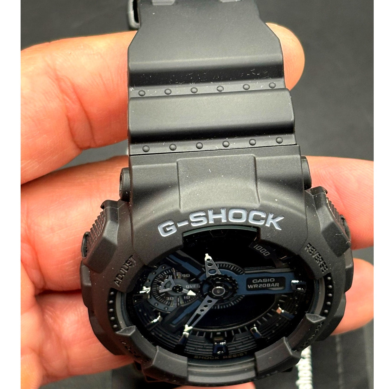 Casio G-Shock GA110-1B Black Analog Digital 200M Men’s Watch NIBWT