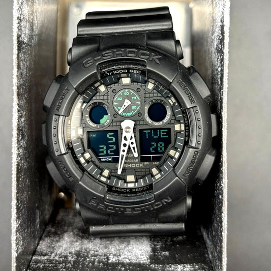 Casio G-Shock GA100MB-1A Men's Black Analog Digital Shock NIBWT