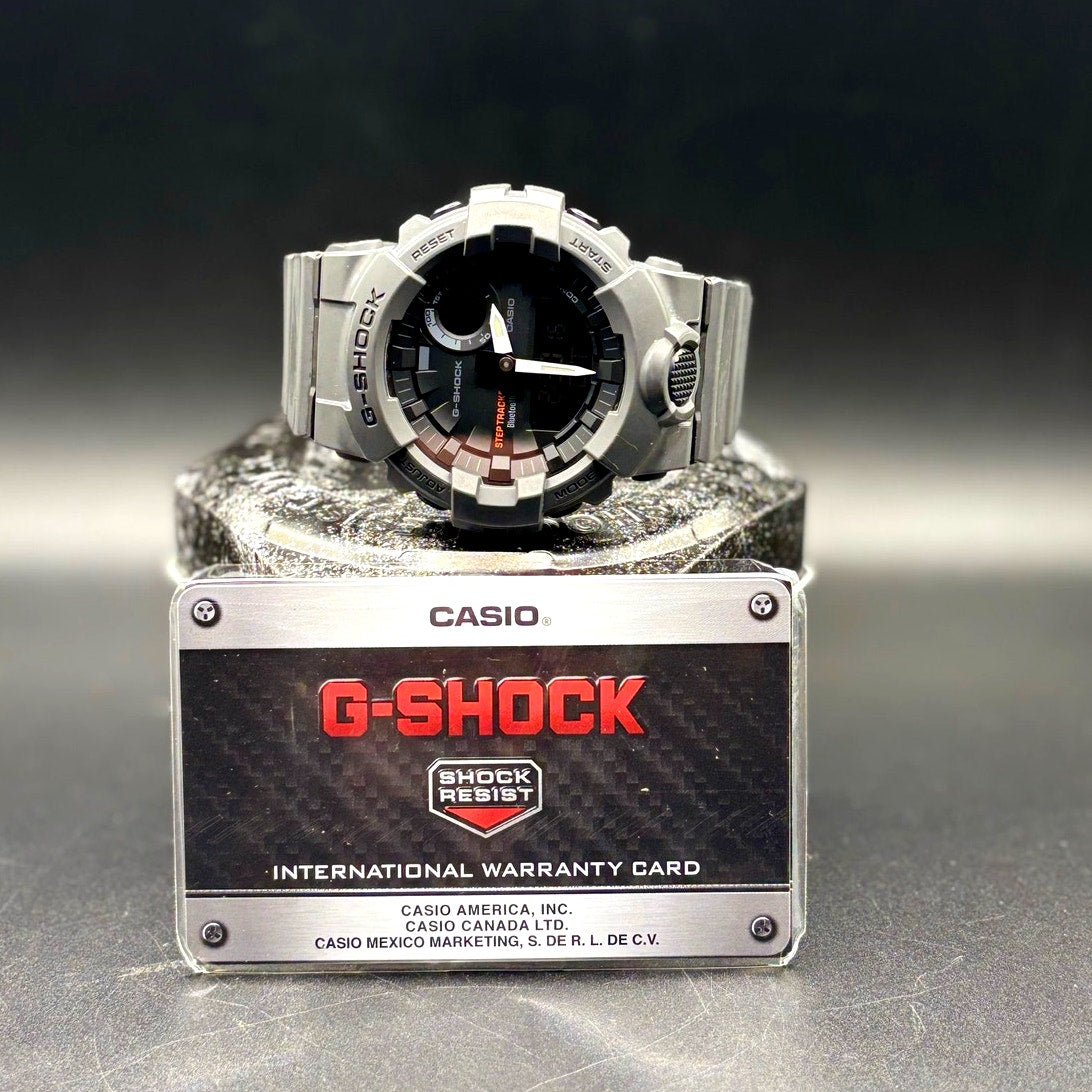 Casio G-Shock GBA800-8A Step Tracker Bluetooth Matte Gray Men's Watch