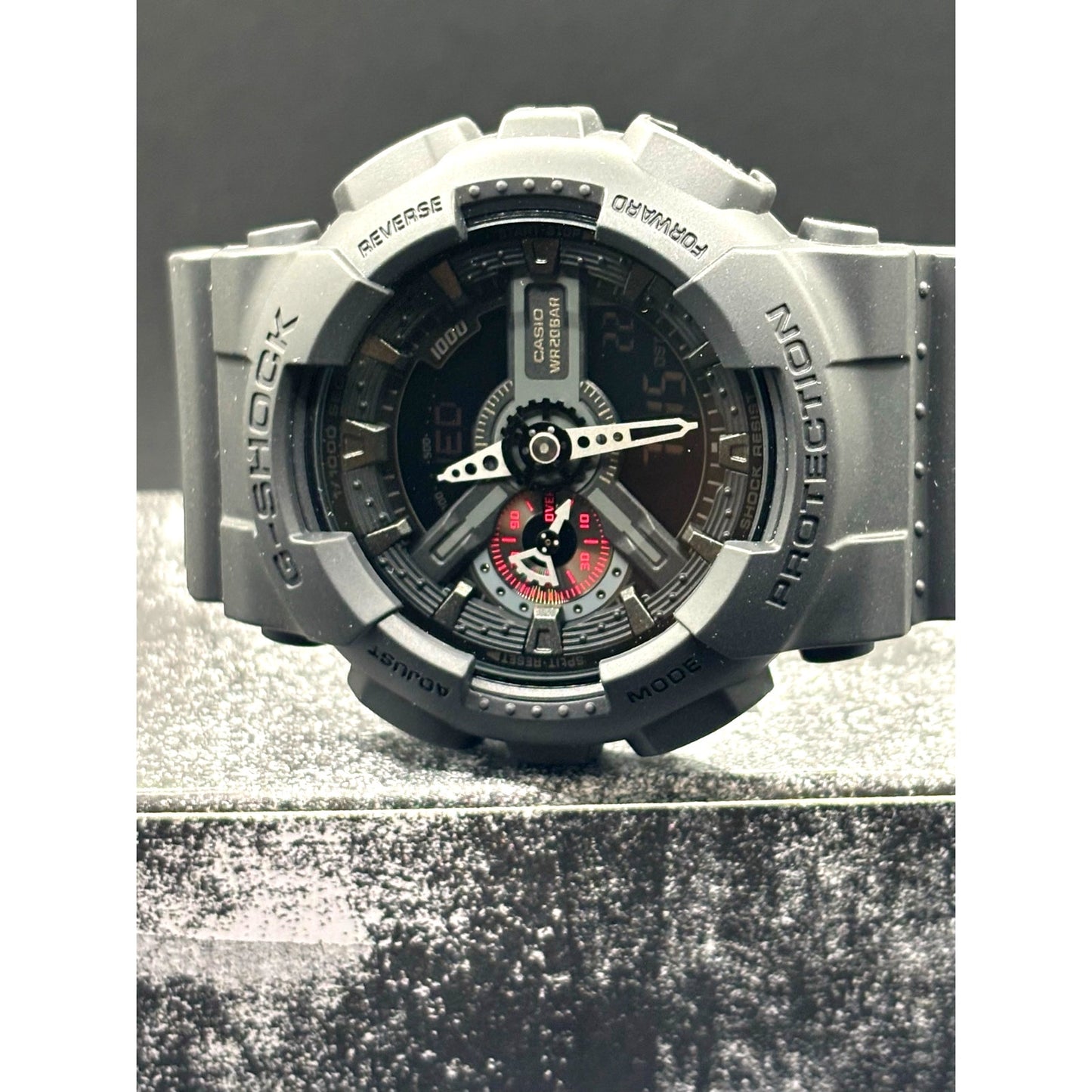 Casio G Shock GA-110MB-1A Military Black Analog Digital 200M Men's Watch NIB