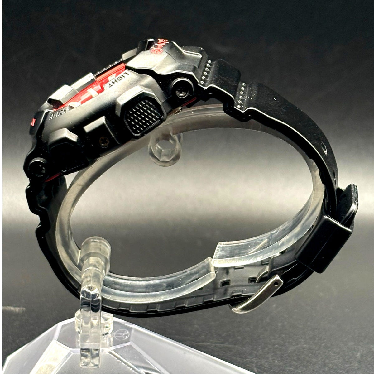 Casio Baby-G BA-110SN-1A Black Red Analog Digital Watch 100M