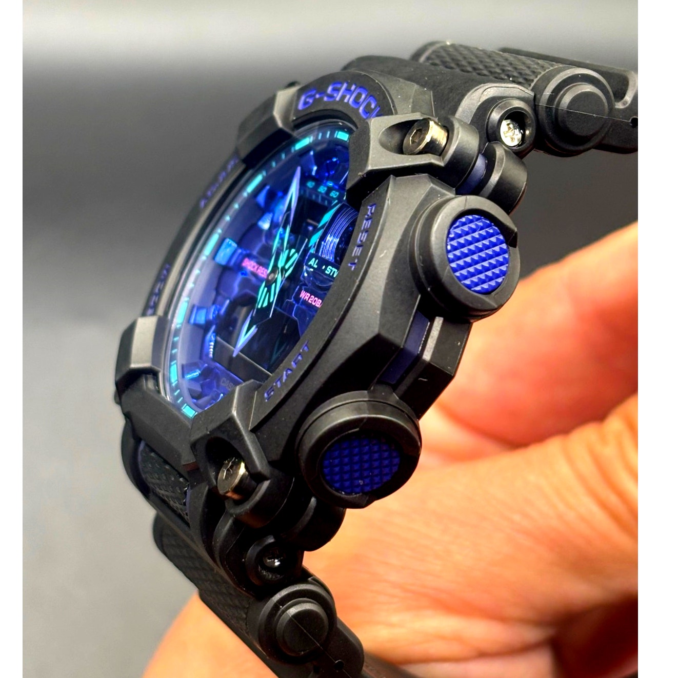 Casio G-Shock GA900VB-1A Virtual Blue Series Analog Digital Watch NIB
