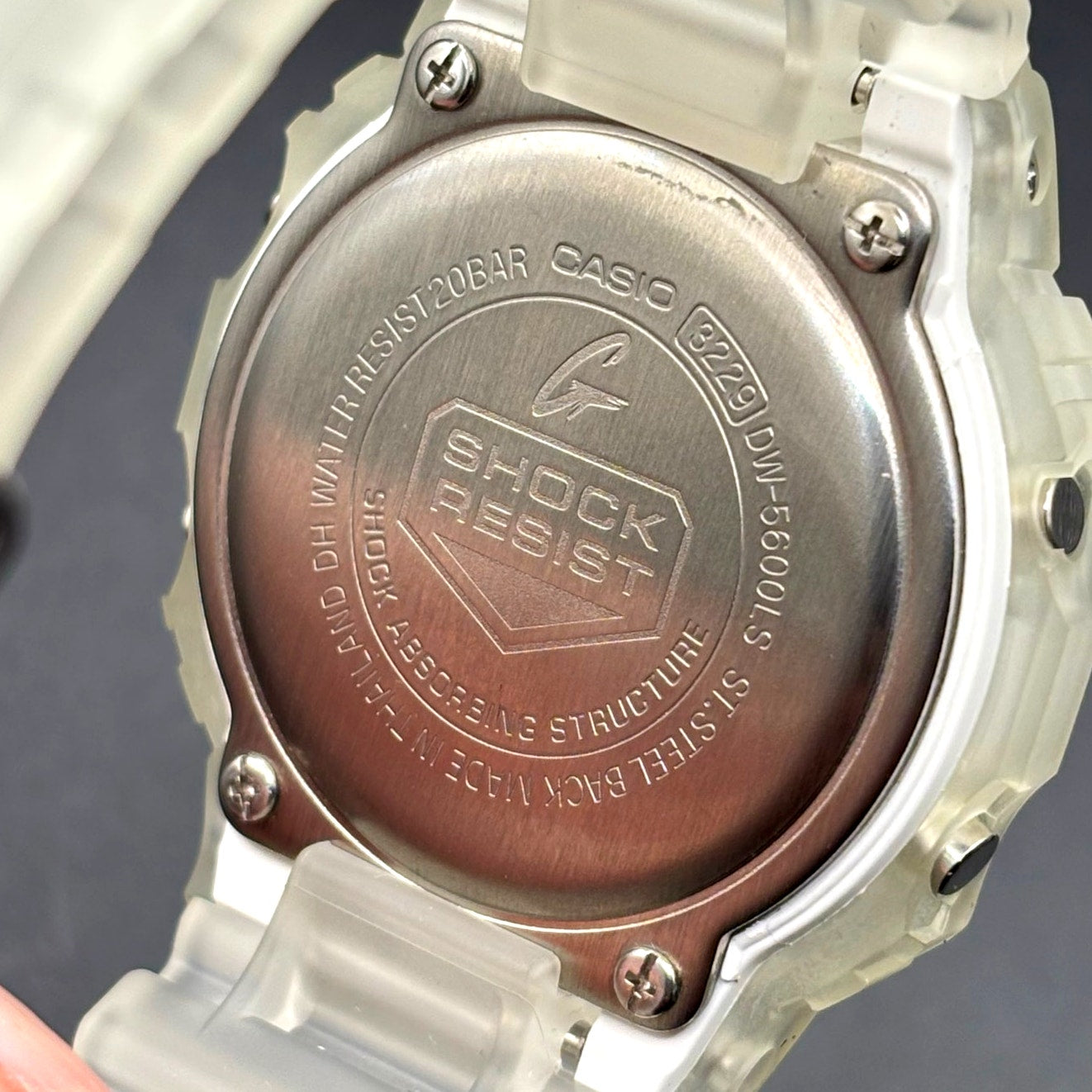 Casio G-Shock DW-5600LS-7 Color Skeleton Series Digital Translucent Watch NIB