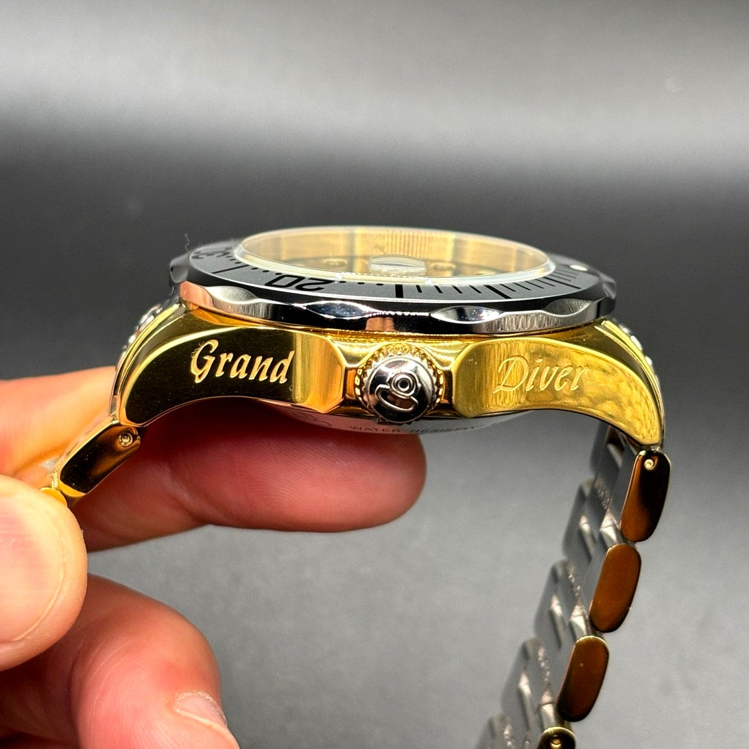Invicta 16034 Grand Diver Automatic Two Tone Stainless Steel Men's 47mm Watch
