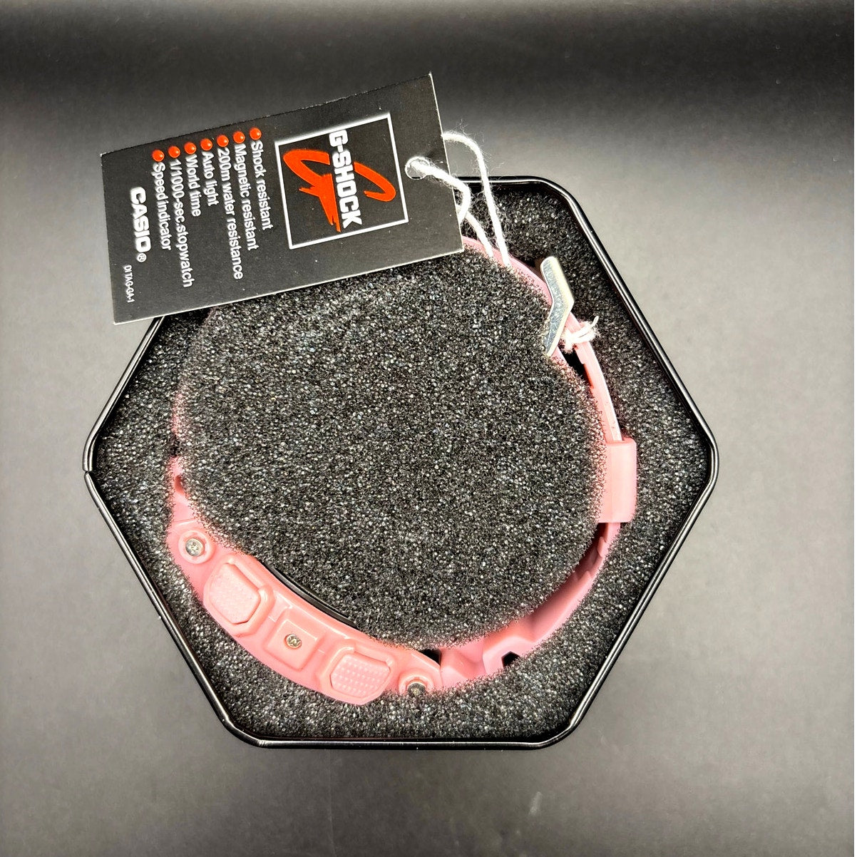Casio G-Shock GMAS-110MP-4A2 Women’s Pink Analog Digital Watch NIBWT