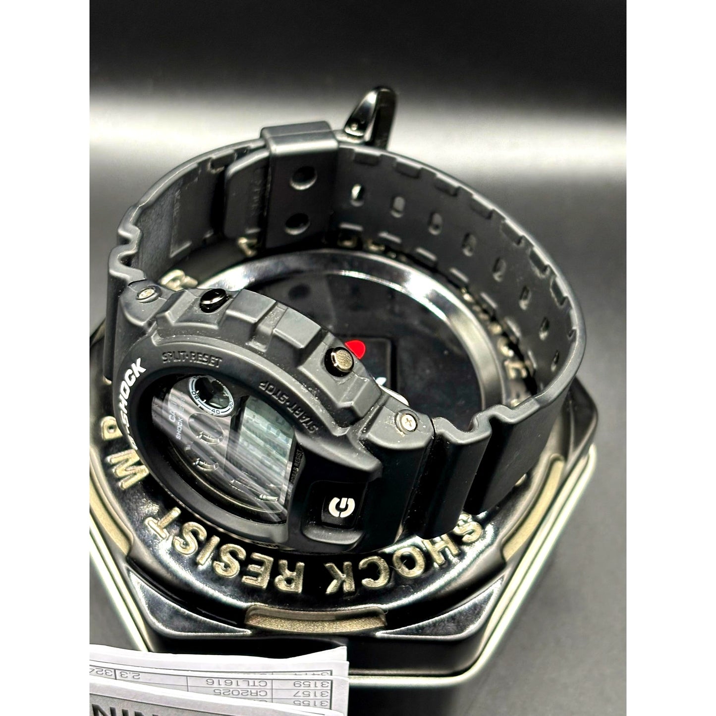 Casio G-Shock DW6900BW-1 Garish Black 200M Mens Watch Discontinued