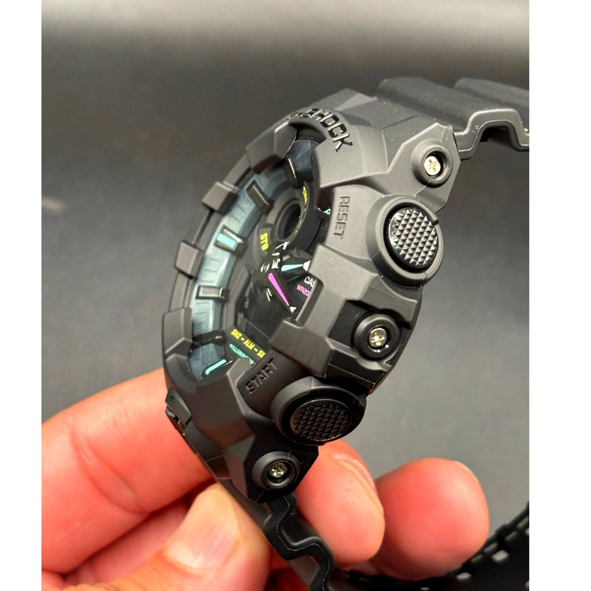 Casio G-Shock GA-700MF-1A Multi Fluorescent Black Analog Digital Men’s Watch NIB