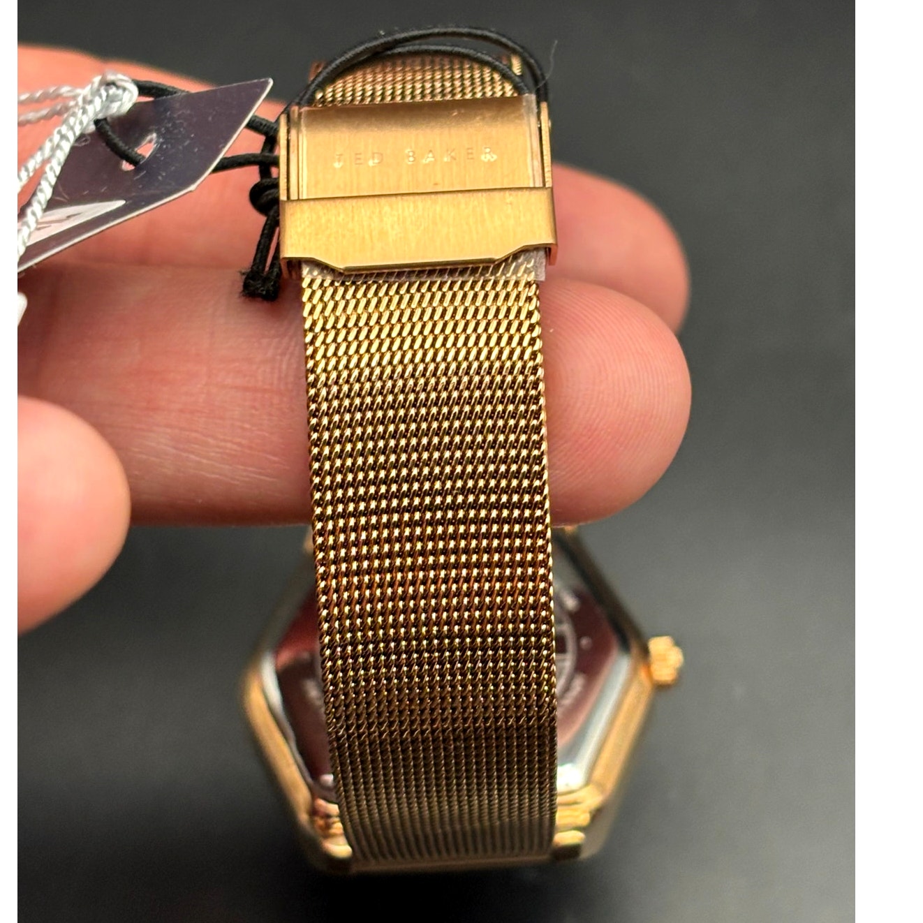 Ted Baker Exter BKPEXF004 Women's 36mm Rose Gold Mesh Swarovski Watch NIBWT
