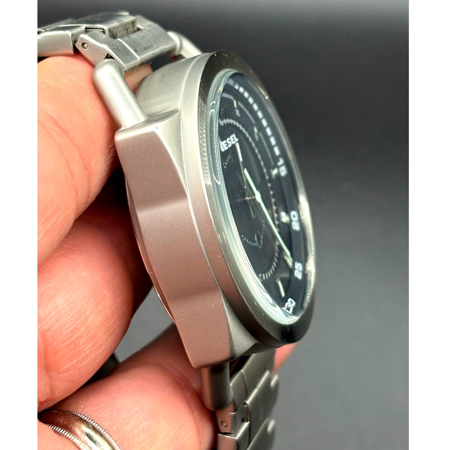 Diesel Descender DZ1579 Black Dial Stainless Steel Men’s Watch