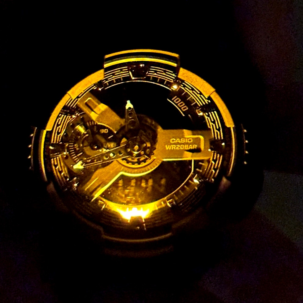 Casio G-Shock GA110-1B Black Analog Digital 200M Men’s Watch NIBWT