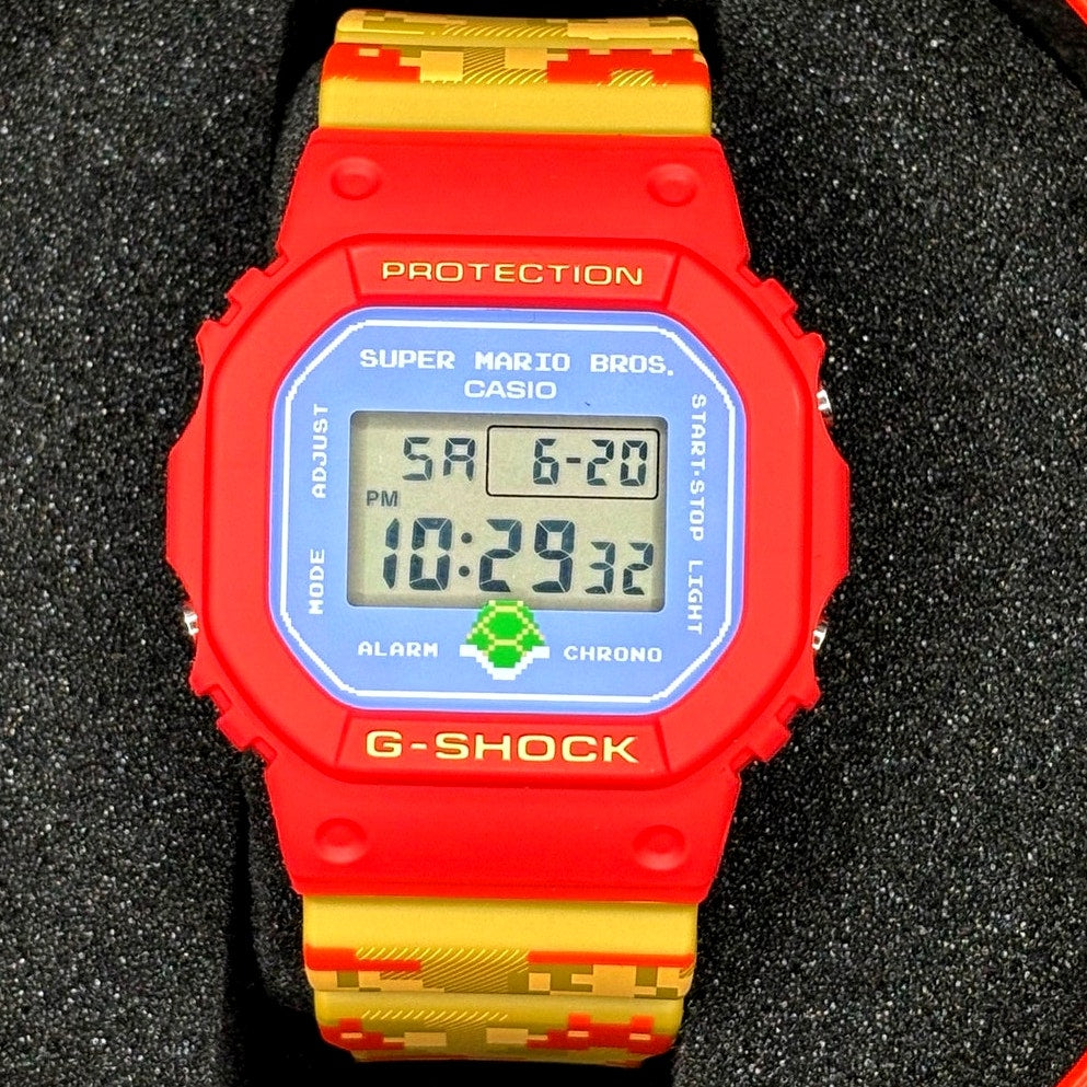 Casio G-Shock DW5600SMB-4 Super Mario Bros Limited Edition Watch NIB