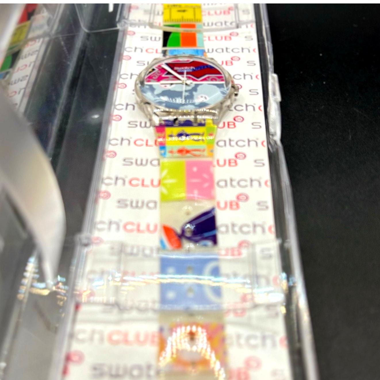 Swatch GZ177 Lots Of Swatch 2002 Club Special Gent Unisex Watch NIB Vintage