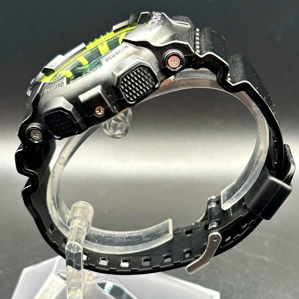 Casio G-Shock GA-110LY-1A Sporty Illumi Lime Black Analog Digital Men's Watch