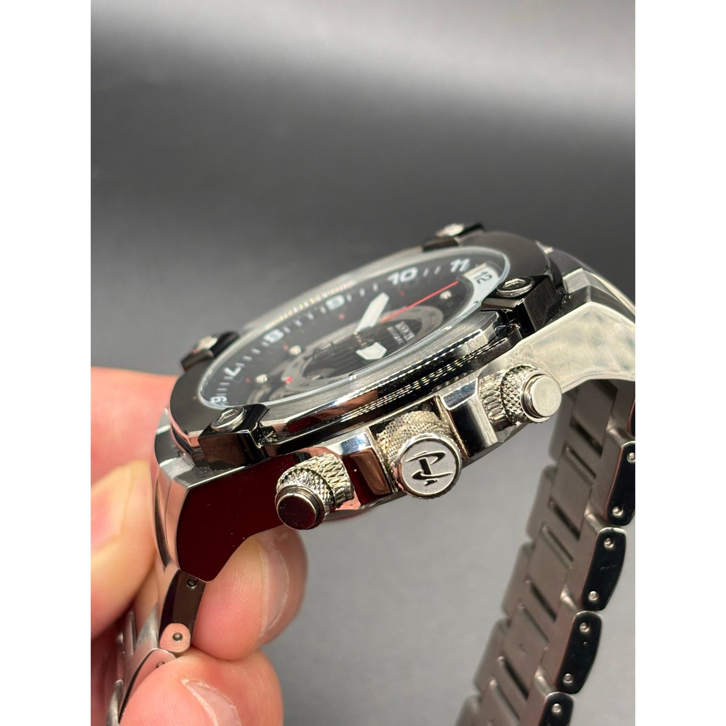 Invicta Reserve Octane 27049 Swiss Movement Chronograph 50mm Steel Watch