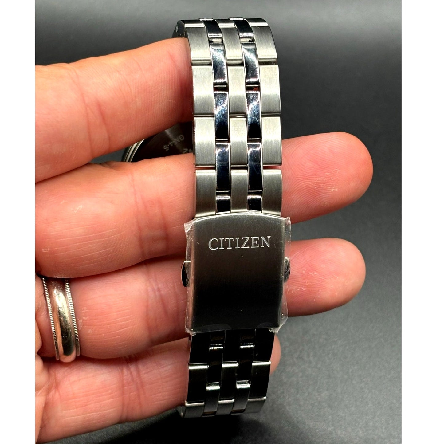 Citizen BF2011-51E Black Sunray Dial Day Date Quartz Men’s Stainless Steel Watch