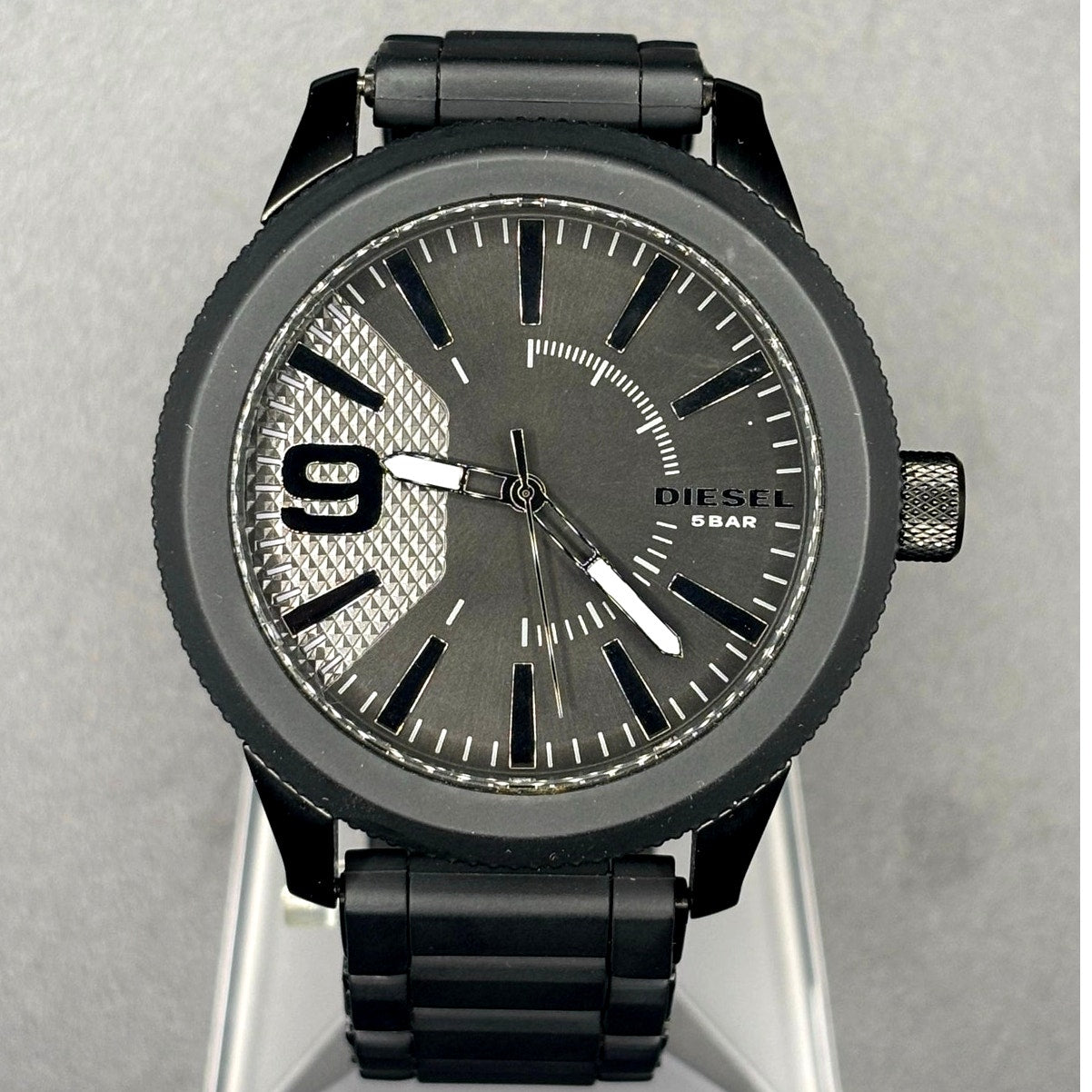 Diesel Rasp NSBB DZ1873 Men’s Black Stainless Steel 50mm Men's Watch