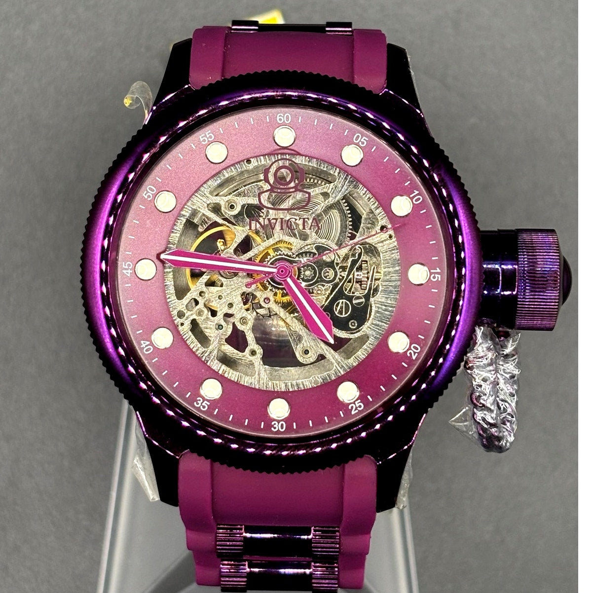 Invicta Pro Diver 40741 Automatic Skeleton Purple 51mm NIBWT