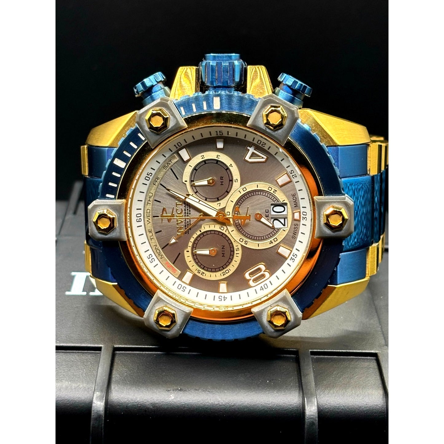 Invicta Reserve Octane Grand Arsenal 13023 Swiss Made Chronograph 56mm Watch
