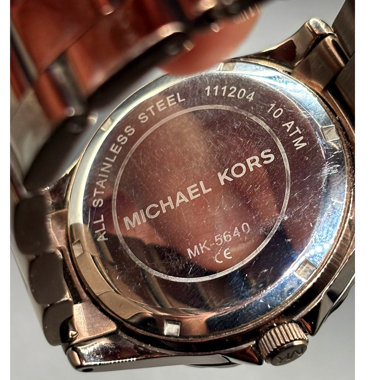 Michael Kors Madison Glitz MK5640 Espresso Brown Crystal Women’s Watch