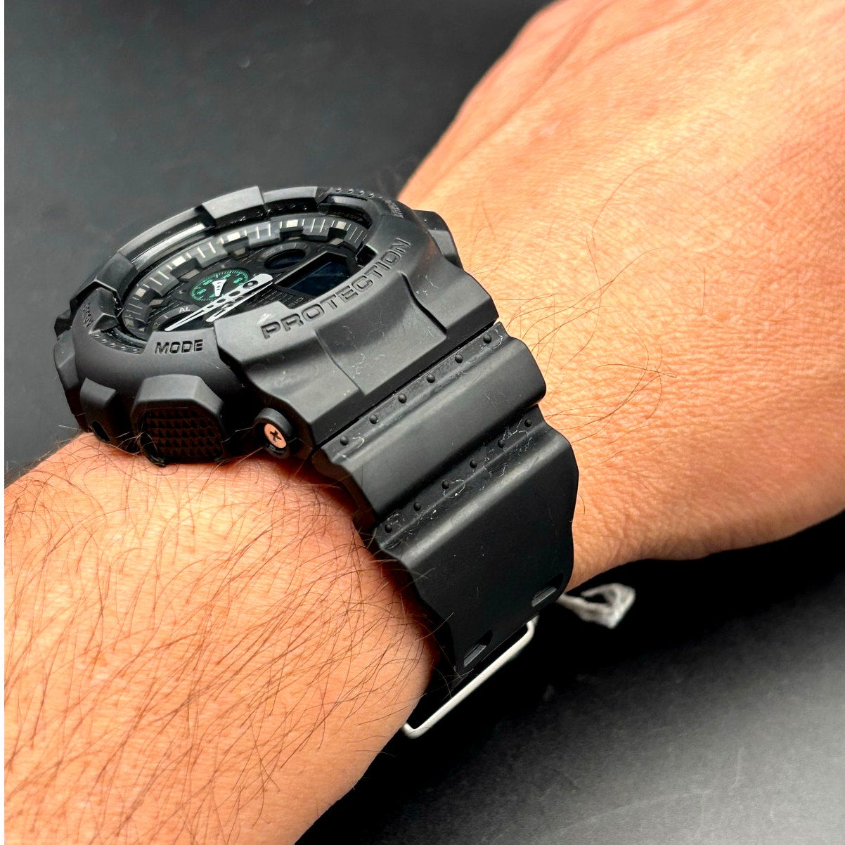 Casio GShock GA100MB-1A Mens Black Analog Digital Shock Magnetic Resistant NIBWT