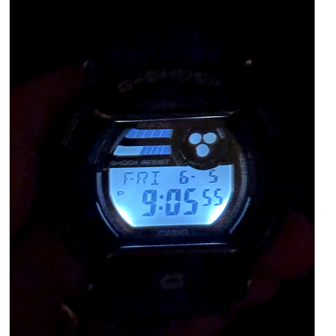 Casio G-Shock GD-400-2 Blue Gray Digital World Time Men's Watch Discontinued