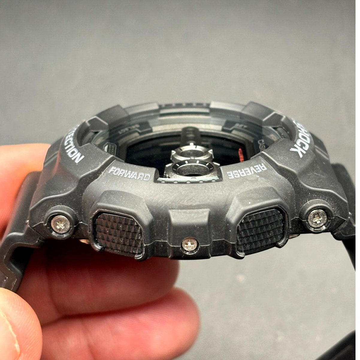 Casio G-Shock GD100-1B Black Digital High Brightness World Time 200M Watch NIBWT