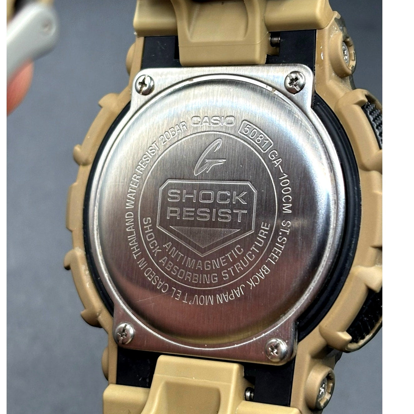 Casio G-Shock GA100CM-5A Camouflage Military Analog Digital Watch NIB