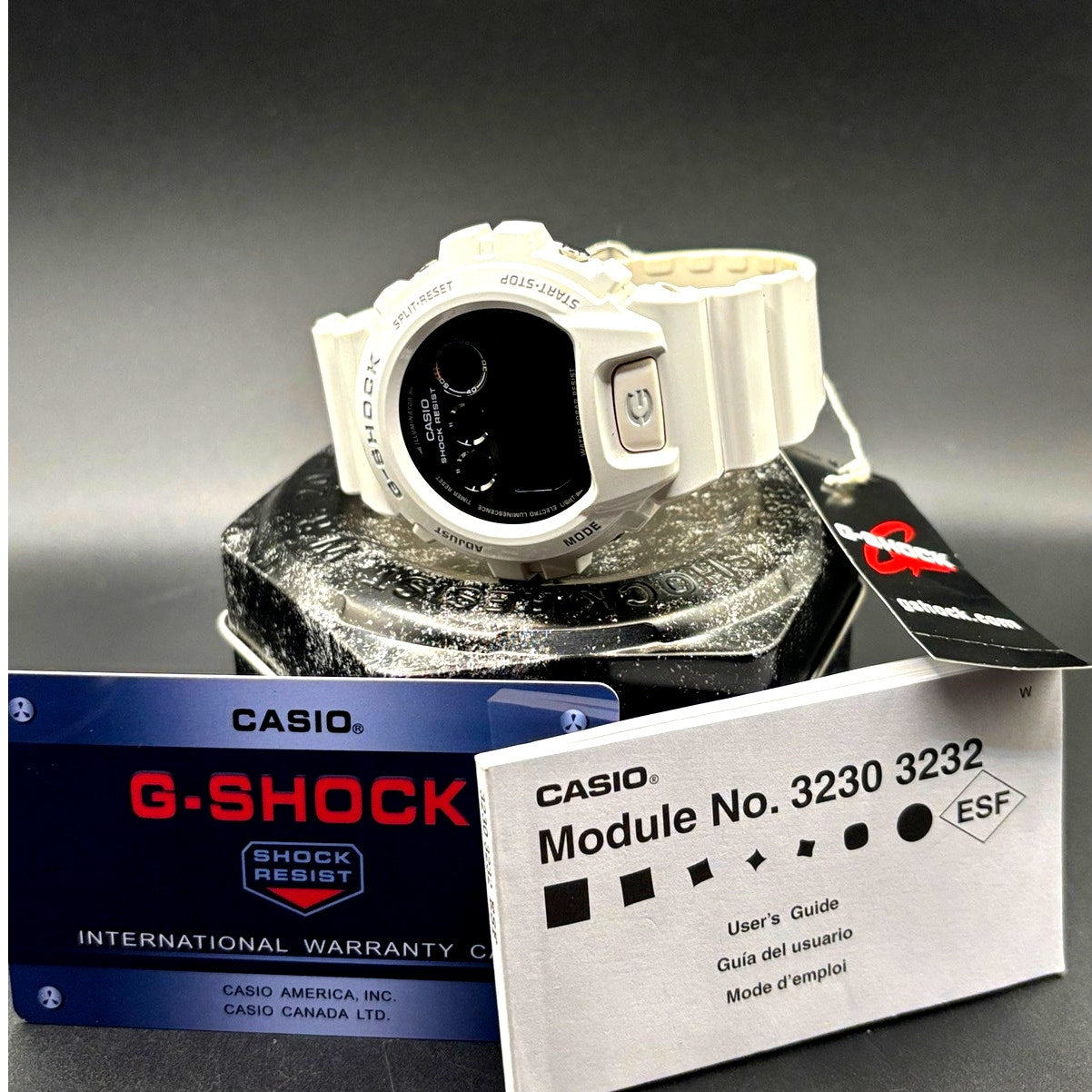 Casio G-Shock DW6900-7 Metallic Mirror White Glossy Digital Men's Watch NIBWT