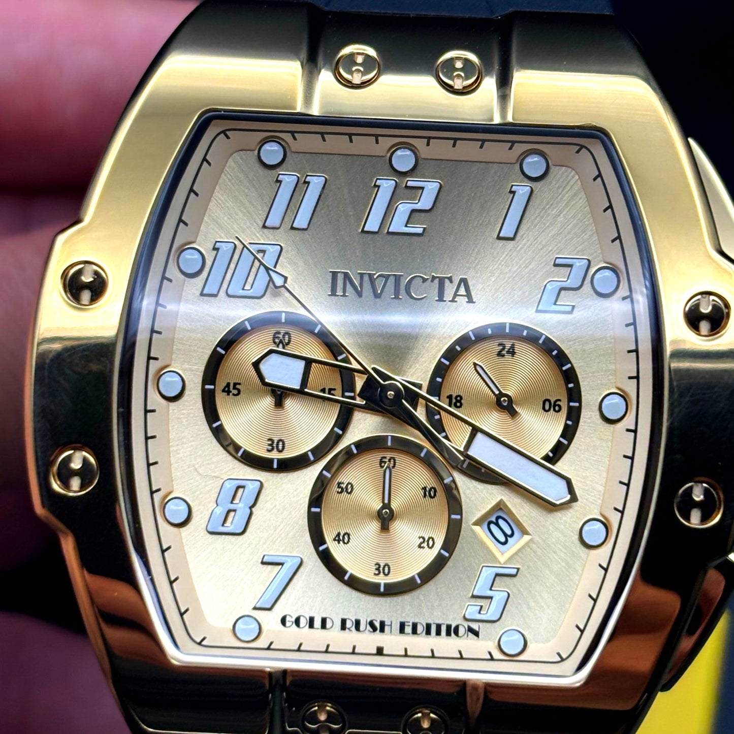 Invicta Racing Gold Rush 48939 Men’s Chronograph Limited Edition NIBWT