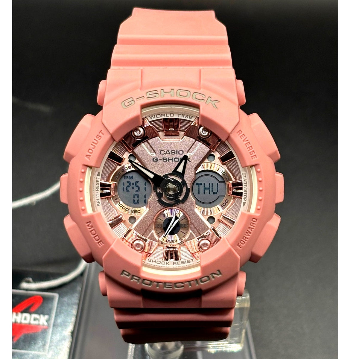 Casio G-Shock GMA-S120DP-4A S-Series Pink Rose Gold Women’s Watch NIB