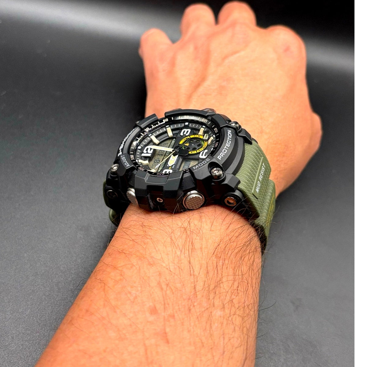 Casio G-Shock Mudmaster GG-1000-1A3 Twin Sensor Green Men’s Watch 200M