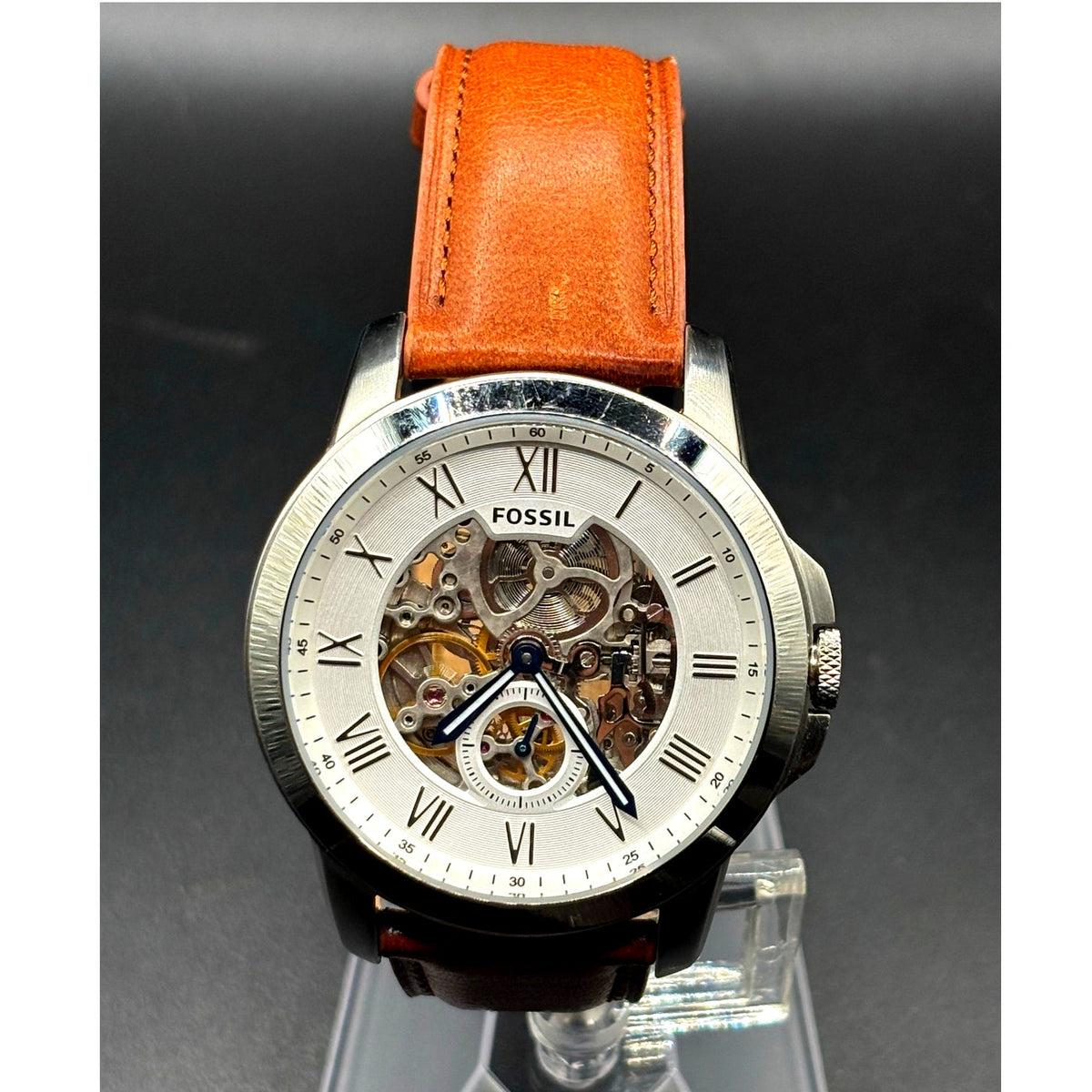 Fossil Grant ME3053 Automatic Skeleton Men’s Watch 44mm