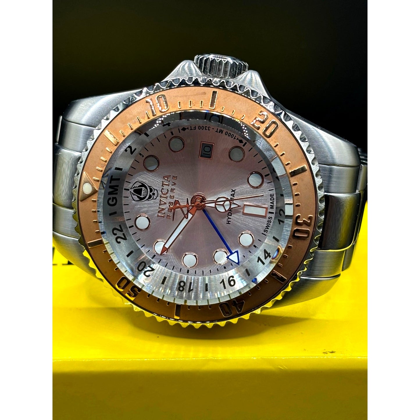Invicta Reserve Hydromax GMT 16964 Swiss Made 52mm Diver Men's Watch
