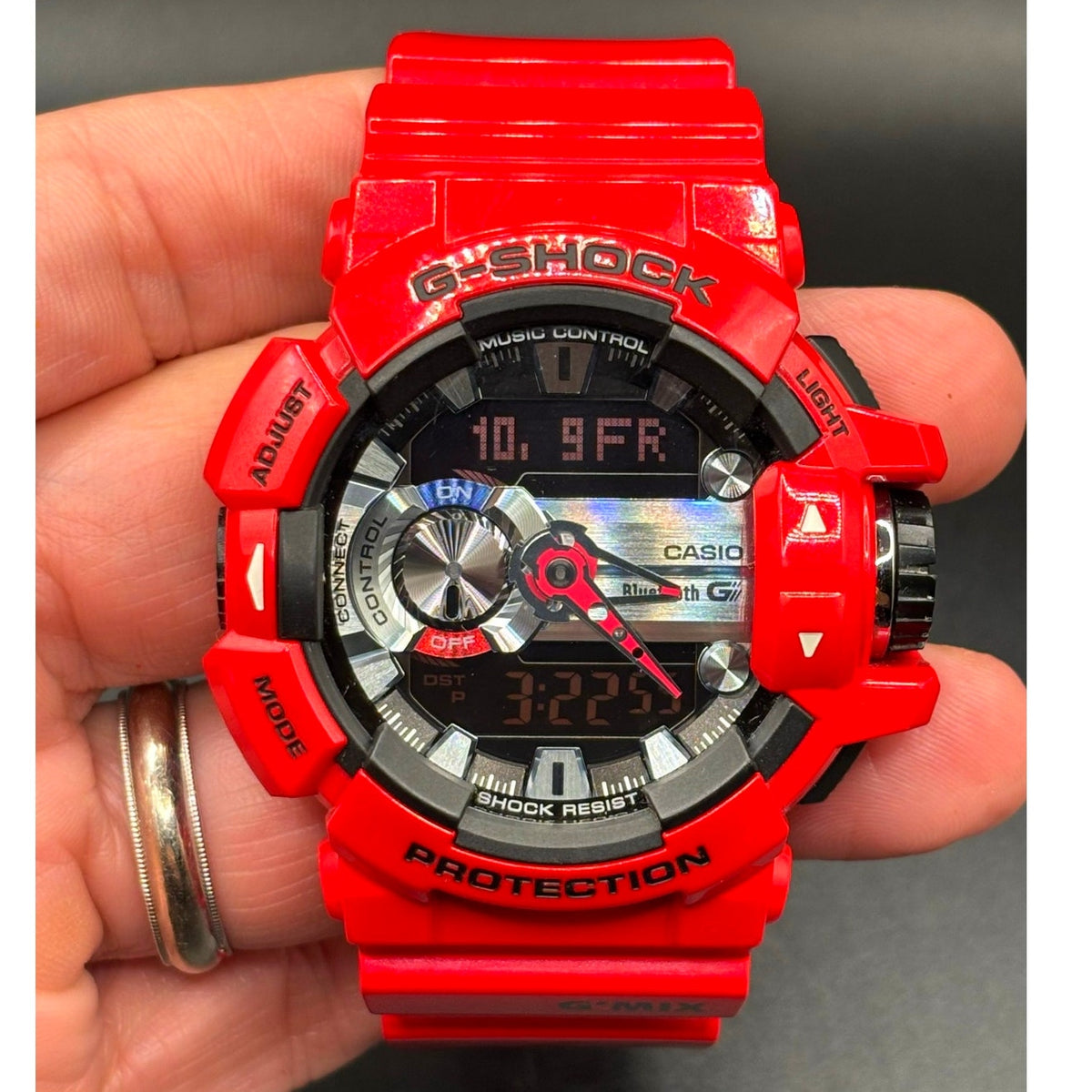 Casio G-Shock GBA-400-4A G’MIX Bluetooth Red Analog Digital Men’s Watch