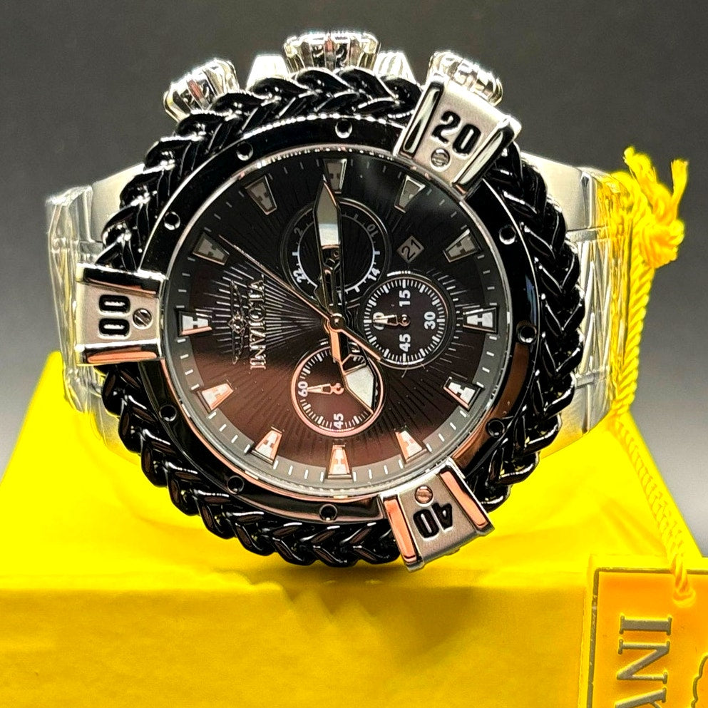 Invicta Bolt Herc 48160 Chronograph 54mm Black Stainless Steel Men’s Watch NIBWT