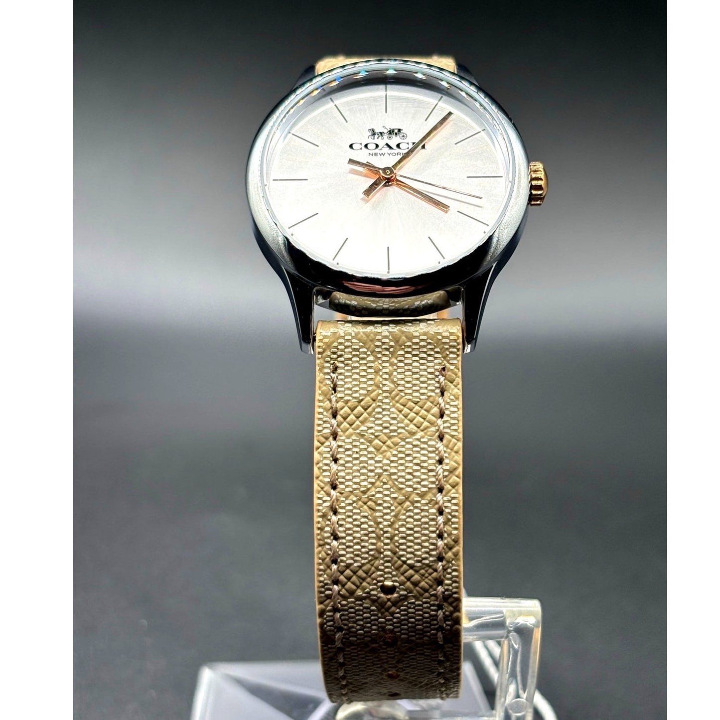 Coach Ruby 14503798 Women’s Watch Signature Jacquard Strap NIBWT Box