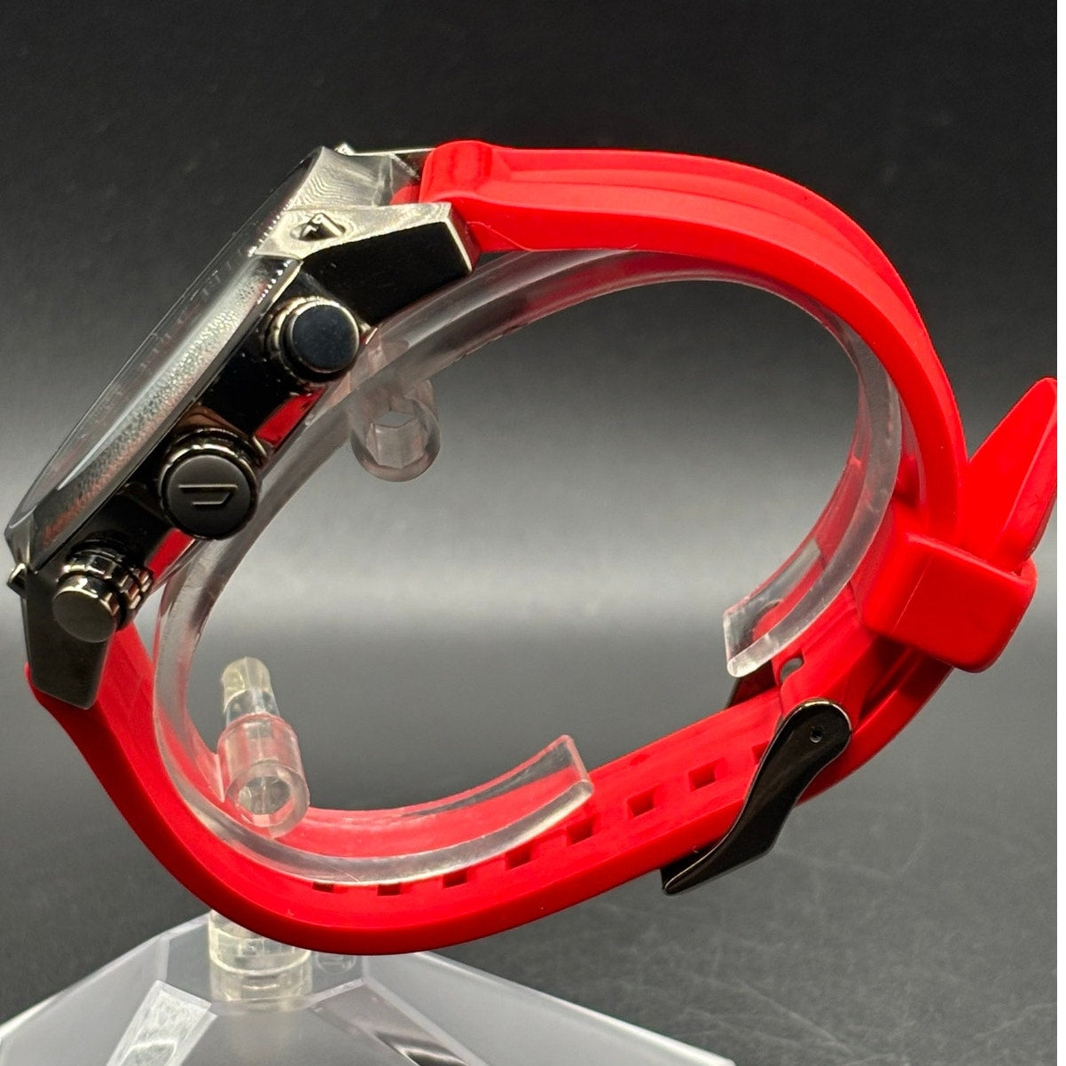 Diesel Overflow DZ4481 Chronograph Red Silicone 55mm Men’s Watch
