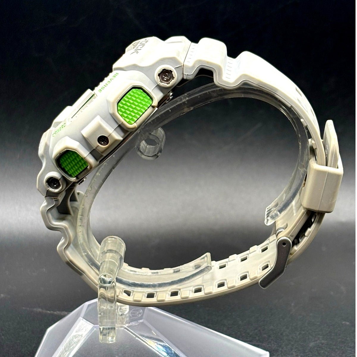 Casio G-Shock GA-110TS-8A3 Gray Neon Green Ana-Digi 51mm Men’s Watch