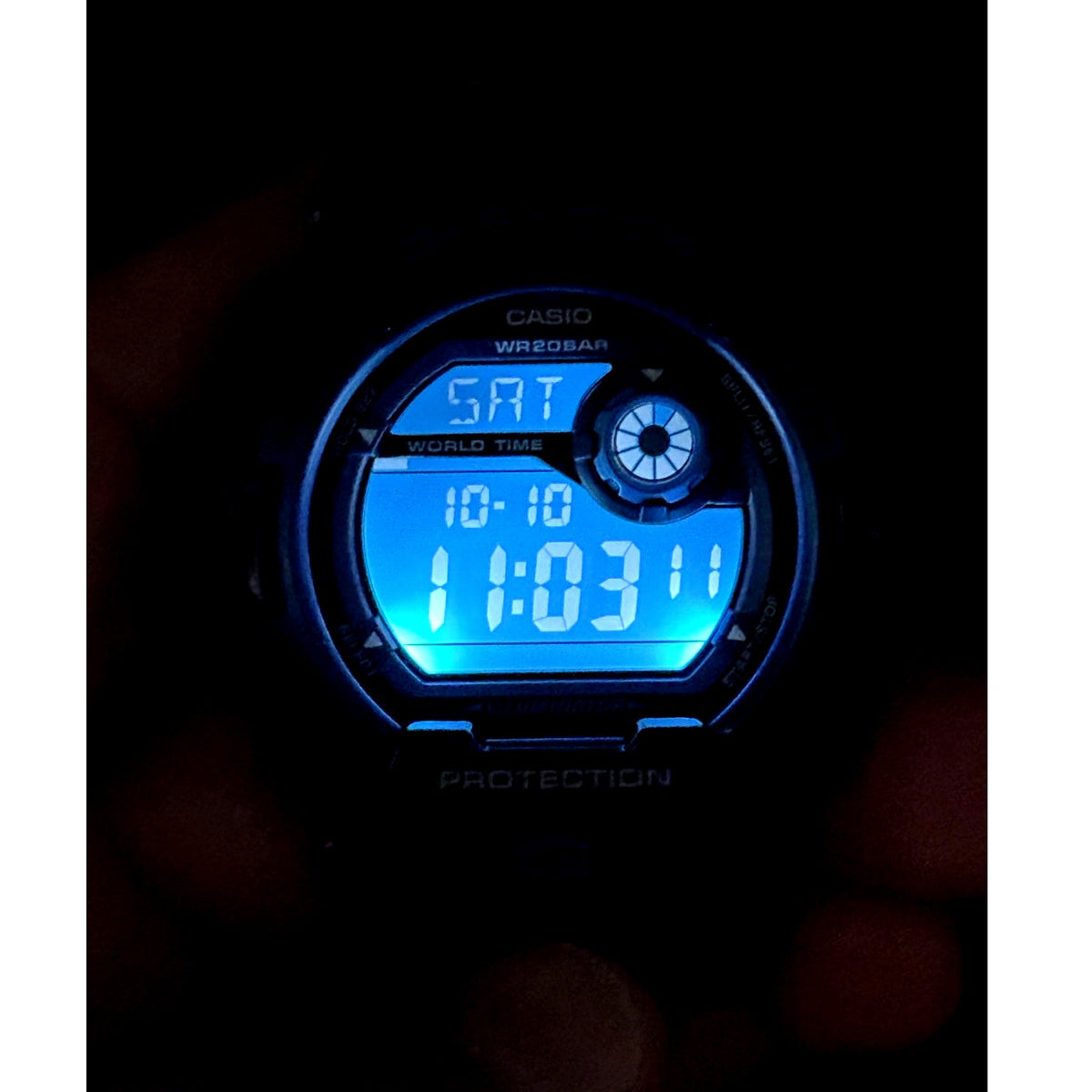 Casio G-Shock G-8900A-1 Glossy Black Blue Dial Digital Men’s Watch 200M NIBWT